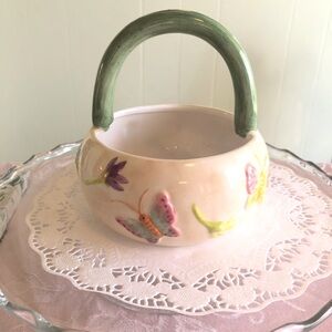 Ceramic Candy Dish. Butterflies!